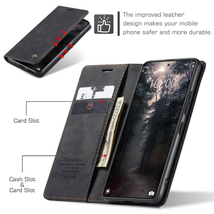 For Xiaomi 14 CaseMe 013 Multifunctional Horizontal Flip Leather Phone Case(Black) - 14 Cases by CaseMe | Online Shopping UK | buy2fix