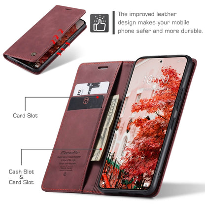 For Xiaomi 14 Pro CaseMe 013 Multifunctional Horizontal Flip Leather Phone Case(Wine Red) by CaseMe