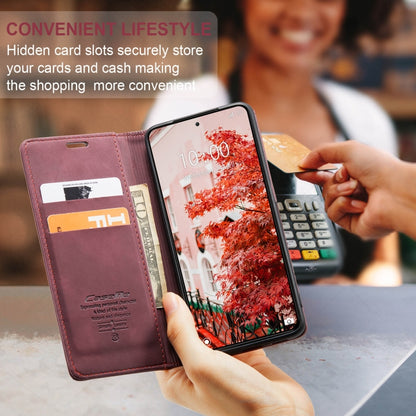 For Xiaomi 14 Pro CaseMe 013 Multifunctional Horizontal Flip Leather Phone Case(Wine Red) by CaseMe