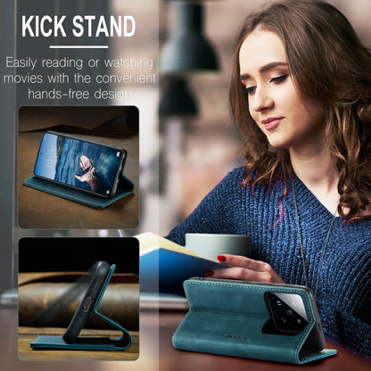 For Xiaomi 14 Pro CaseMe 013 Multifunctional Horizontal Flip Leather Phone Case(Blue) by CaseMe