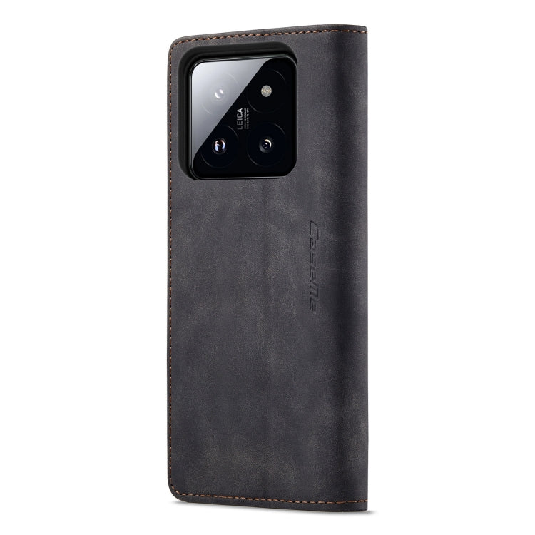 For Xiaomi 14 Pro CaseMe 013 Multifunctional Horizontal Flip Leather Phone Case(Black) by CaseMe