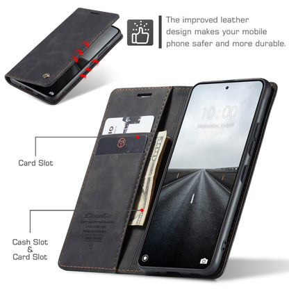 For Xiaomi 14 Pro CaseMe 013 Multifunctional Horizontal Flip Leather Phone Case(Black) - 14 Pro Cases by CaseMe | Online Shopping UK | buy2fix