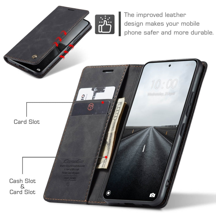 For Xiaomi 14 Pro CaseMe 013 Multifunctional Horizontal Flip Leather Phone Case(Black) by CaseMe