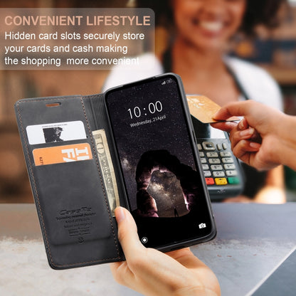 For Xiaomi Redmi Note 13 5G CaseMe 013 Multifunctional Horizontal Flip Leather Phone Case(Black) by CaseMe