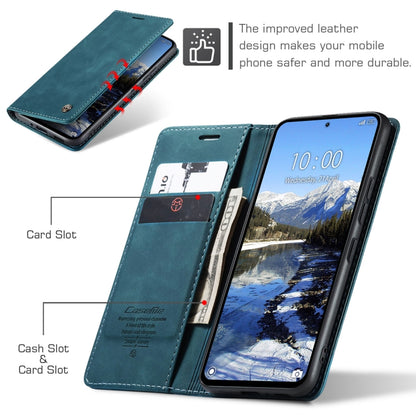 For Xiaomi Redmi Note 13 Pro 4G CaseMe 013 Multifunctional Horizontal Flip Leather Phone Case(Blue) by CaseMe