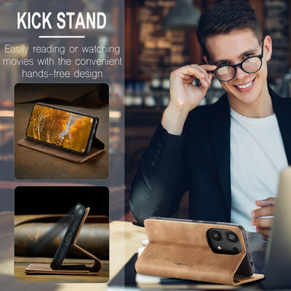 For Xiaomi Redmi Note 13 Pro 4G CaseMe 013 Multifunctional Horizontal Flip Leather Phone Case(Brown) by CaseMe