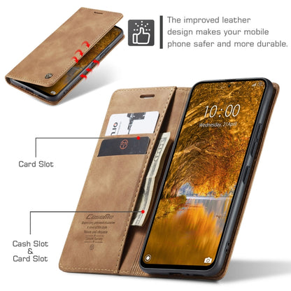 For Xiaomi Redmi Note 13 Pro 4G CaseMe 013 Multifunctional Horizontal Flip Leather Phone Case(Brown) by CaseMe