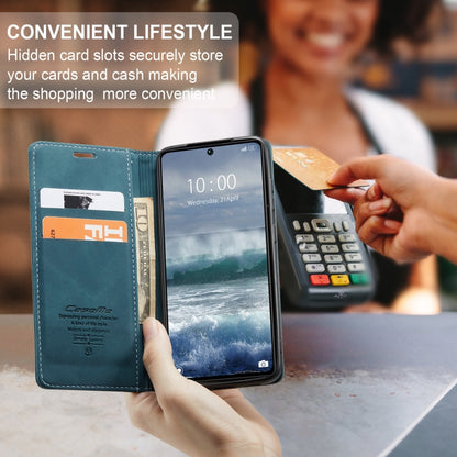 For Xiaomi Redmi Note 13 Pro 5G CaseMe 013 Multifunctional Horizontal Flip Leather Phone Case(Blue) by CaseMe