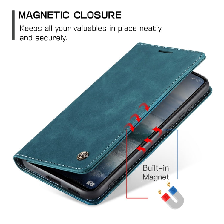 For Xiaomi Redmi Note 13 Pro 5G CaseMe 013 Multifunctional Horizontal Flip Leather Phone Case(Blue) by CaseMe