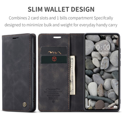 For Xiaomi Redmi Note 13 Pro 5G CaseMe 013 Multifunctional Horizontal Flip Leather Phone Case(Black) by CaseMe