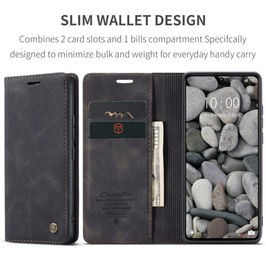 For Xiaomi Redmi Note 13 Pro 5G CaseMe 013 Multifunctional Horizontal Flip Leather Phone Case(Black) by CaseMe