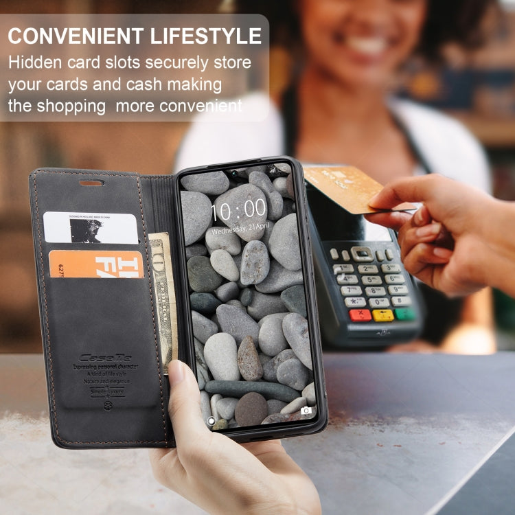 For Xiaomi Redmi Note 13 Pro 5G CaseMe 013 Multifunctional Horizontal Flip Leather Phone Case(Black) by CaseMe