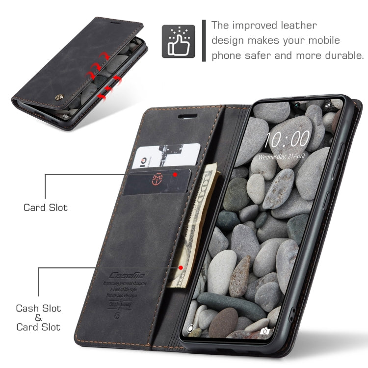 For Xiaomi Redmi Note 13 Pro 5G CaseMe 013 Multifunctional Horizontal Flip Leather Phone Case(Black) by CaseMe