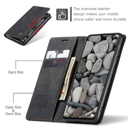 For Xiaomi Redmi Note 13 Pro 5G CaseMe 013 Multifunctional Horizontal Flip Leather Phone Case(Black) by CaseMe