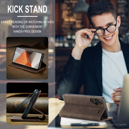 For Xiaomi Redmi Note 13 Pro+ CaseMe 013 Multifunctional Horizontal Flip Leather Phone Case(Coffee) by CaseMe