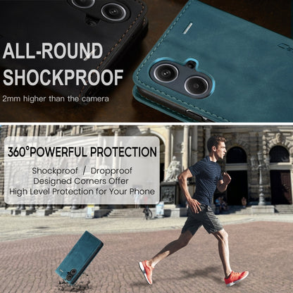 For Xiaomi Redmi Note 13 Pro+ CaseMe 013 Multifunctional Horizontal Flip Leather Phone Case(Blue) by CaseMe