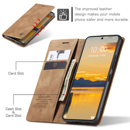 For Xiaomi Poco X6 Pro CaseMe 013 Multifunctional Horizontal Flip Leather Phone Case(Brown) by CaseMe