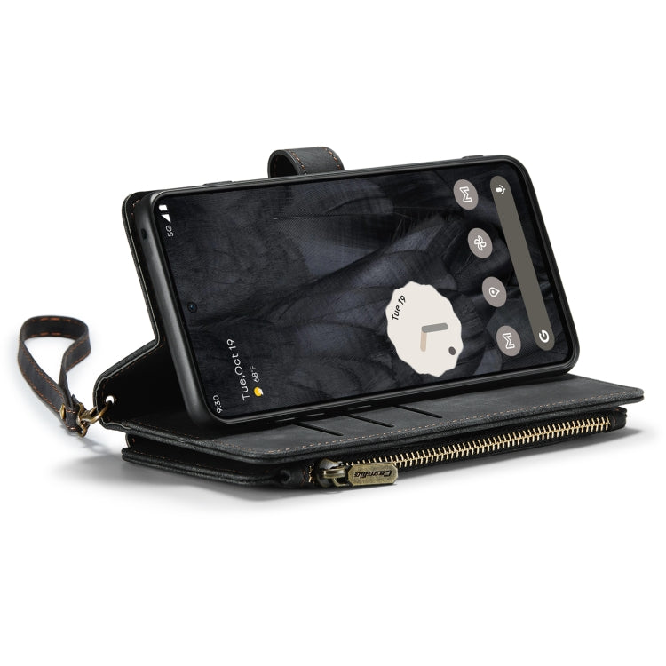 For Google Pixel 8 Pro CaseMe C30 Multifunctional Leather Phone Case(Black) by CaseMe