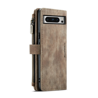 For Google Pixel 8 Pro CaseMe C30 Multifunctional Leather Phone Case(Brown) by CaseMe