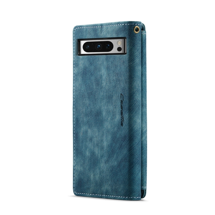 For Google Pixel 8 Pro CaseMe C30 Multifunctional Leather Phone Case(Blue) by CaseMe