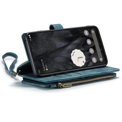 For Google Pixel 8 Pro CaseMe C30 Multifunctional Leather Phone Case(Blue) by CaseMe