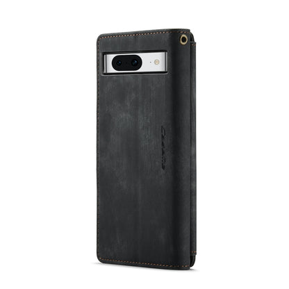 For Google Pixel 8 CaseMe C30 Multifunctional Leather Phone Case(Black) by CaseMe