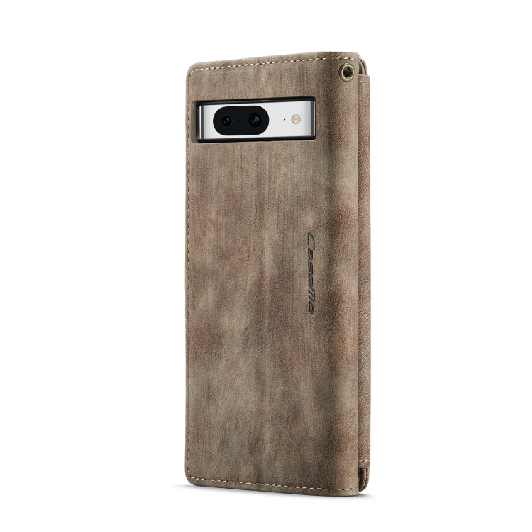 For Google Pixel 8 CaseMe C30 Multifunctional Leather Phone Case(Brown) by CaseMe