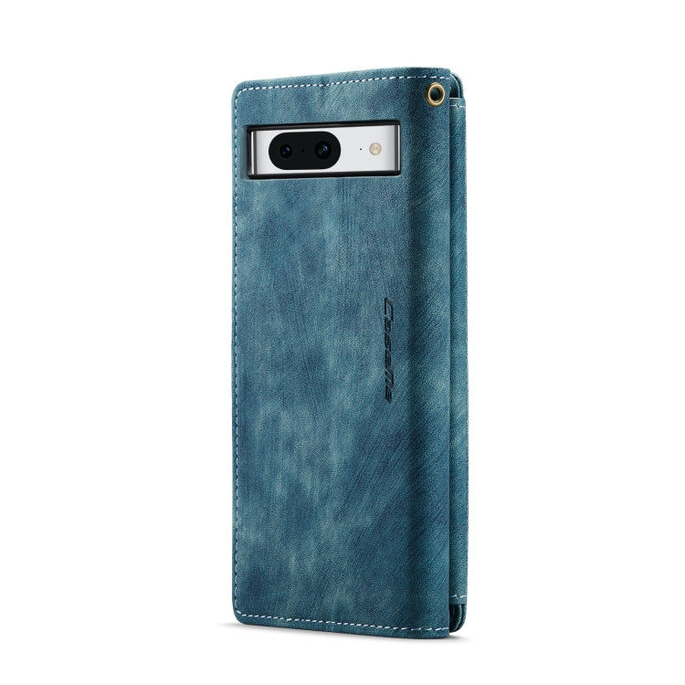 For Google Pixel 8 CaseMe C30 Multifunctional Leather Phone Case(Blue) by CaseMe
