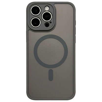 For iPhone 14 Pro Max MagSafe Magnetic TPU Hybrid PC Phone Case(Titanium Gray) by buy2fix