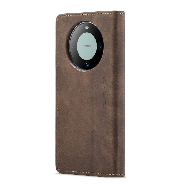 For Huawei Mate 60 Pro / 60 Pro+ CaseMe 013 Multifunctional Horizontal Flip Leather Phone Case(Coffee) by CaseMe