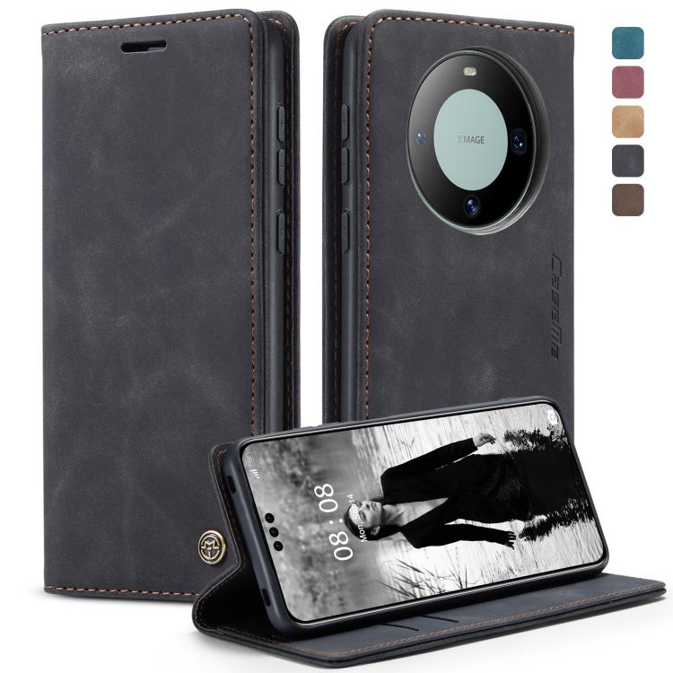 For Huawei Mate 60 Pro / 60 Pro+ CaseMe 013 Multifunctional Horizontal Flip Leather Phone Case(Black) by CaseMe