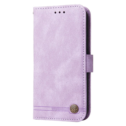 For iPhone 16e Skin Feel Life Tree Leather Phone Case(Purple) - iPhone 16e Cases by buy2fix | Online Shopping UK | buy2fix