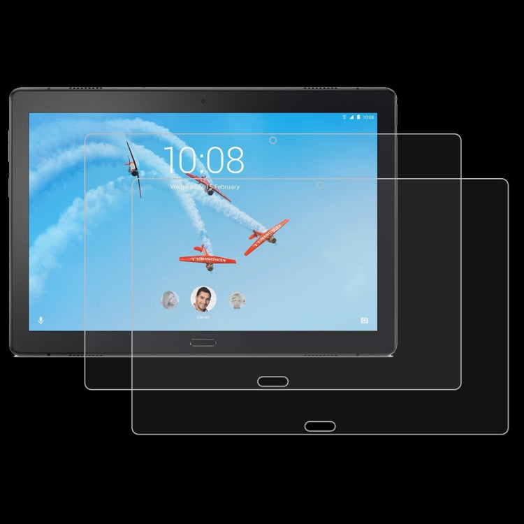 2 PCS For Lenovo Tab P10 X705M 9H 0.3mm Explosion-proof Tempered Glass Film - Others by buy2fix | Online Shopping UK | buy2fix