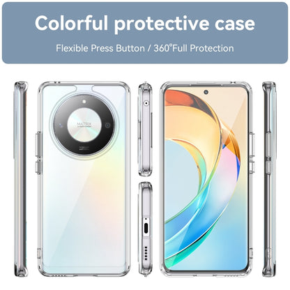 For Honor X50 Colorful Series Acrylic Hybrid TPU Phone Case(Transparent) - Honor Cases by buy2fix | Online Shopping UK | buy2fix