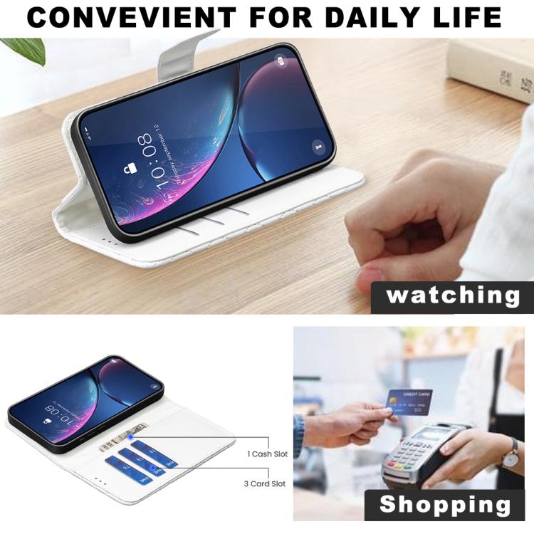 For iPhone 17 Diamond Lattice Wallet Flip Leather Phone Case(White) - iPhone 17 Cases by buy2fix | Online Shopping UK | buy2fix