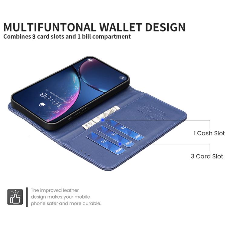 For iPhone Air Diamond Lattice Wallet Flip Leather Phone Case(Blue) - iPhone Air Cases by buy2fix | Online Shopping UK | buy2fix