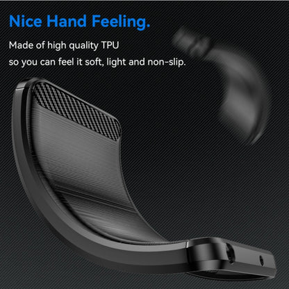 For Nothing CMF Phone 1 Carbon Fiber Brushed Texture TPU Phone Case(Black) - More Brand by buy2fix | Online Shopping UK | buy2fix