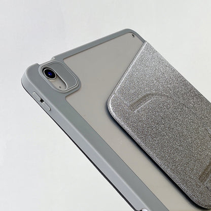 For iPad Pro 12.9 2022 / 2021 / 2020 Gradient Glitter Magnetic Split Leather Tablet Case(Black) - iPad Pro 12.9 (2022/2021) Cases by buy2fix | Online Shopping UK | buy2fix