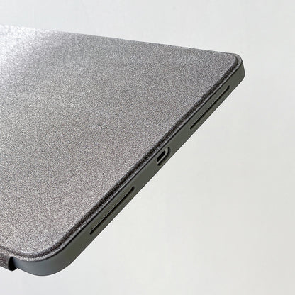 For iPad Pro 12.9 2022 / 2021 / 2020 Gradient Glitter Magnetic Split Leather Tablet Case(Black) - iPad Pro 12.9 (2022/2021) Cases by buy2fix | Online Shopping UK | buy2fix