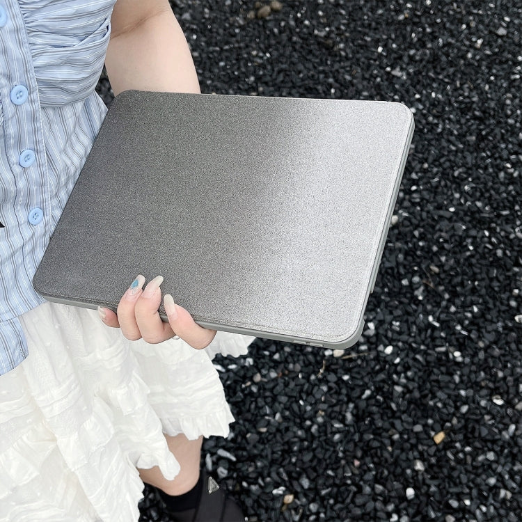 For iPad Pro 12.9 2022 / 2021 / 2020 Gradient Glitter Magnetic Split Leather Tablet Case(Black) - iPad Pro 12.9 (2022/2021) Cases by buy2fix | Online Shopping UK | buy2fix