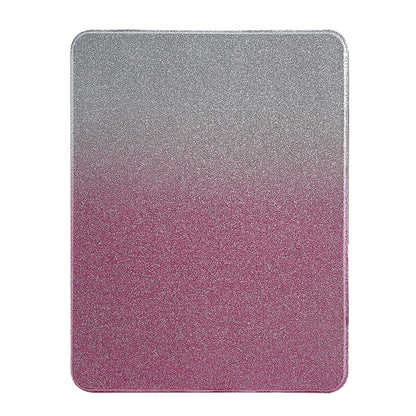 For iPad Pro 12.9 2022 / 2021 / 2020 Gradient Glitter Magnetic Split Leather Tablet Case(Rose Red) - iPad Pro 12.9 (2022/2021) Cases by buy2fix | Online Shopping UK | buy2fix