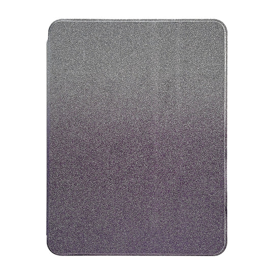 For iPad Air 11 2025 / 2024 / Pro 11 Gradient Glitter Magnetic Split Leather Tablet Case(Purple) by buy2fix