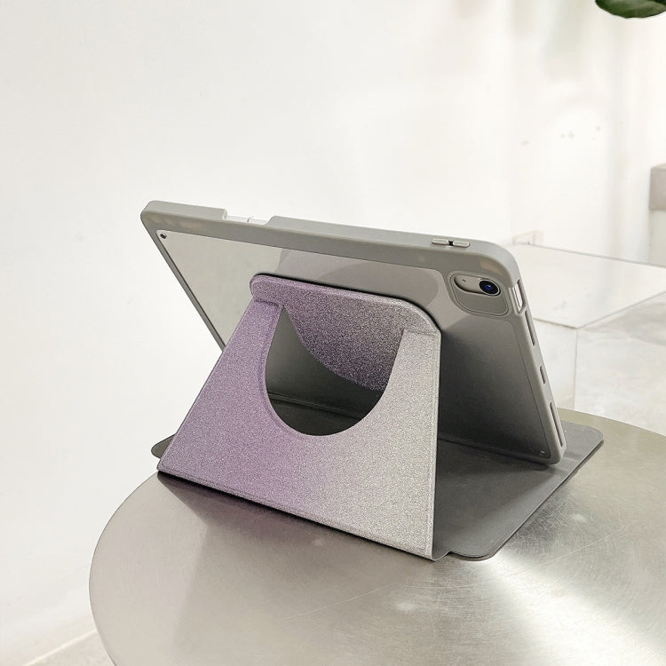 For iPad 2025 / 2022 Gradient Glitter Magnetic Split Leather Tablet Case(Purple) - iPad 2025 / 2022 Cases by buy2fix | Online Shopping UK | buy2fix