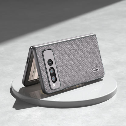 For Google Pixel Fold ABEEL Diamond Series Black Edge Phone Case(Black) by buy2fix