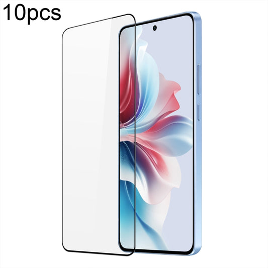 For OPPO Reno11 F 10pcs DUX DUCIS 0.33mm 9H Medium Alumina Tempered Glass Film - Reno11 F Tempered Glass by DUX DUCIS | Online Shopping UK | buy2fix