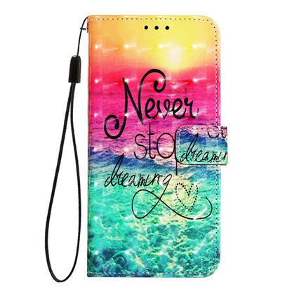 For iPhone SE 2024 3D Painting Horizontal Flip Leather Phone Case(Chasing Dreams) - More iPhone Cases by buy2fix | Online Shopping UK | buy2fix