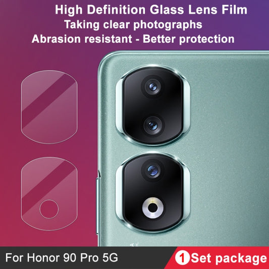 For Honor 90 Pro 5G IMAK Rear Camera Glass Lens Film, 1 Set Package by imak