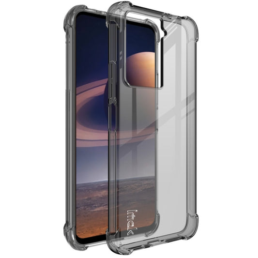 For HTC U23 / U23 Pro 5G imak Shockproof Airbag TPU Phone Case(Transparent Black) - HTC by imak | Online Shopping UK | buy2fix