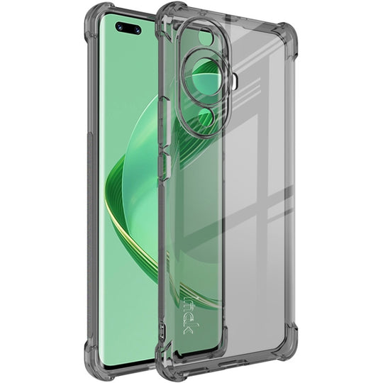 For Huawei nova 11 Pro / nova 11 Ultra imak Shockproof Airbag TPU Phone Case(Transparent Black)