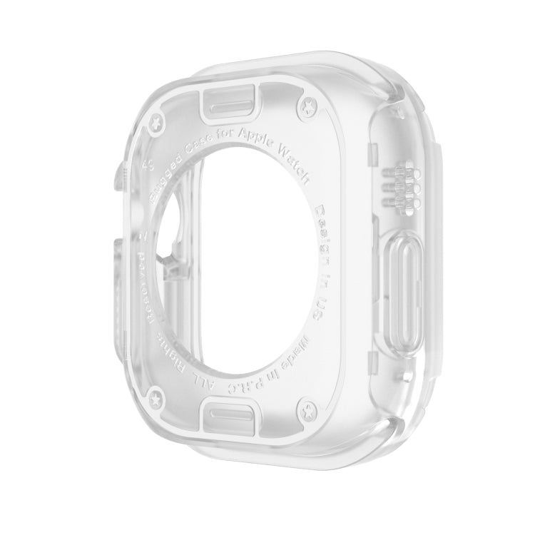 For Apple Watch Ultra 3 / 2 / 1 49mm 2-in-1 PC Hybrid TPU Armor Watch Case(Transparent) by buy2fix